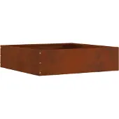 vidaXL Rasenkante 6 stk. 50 x 50 x 13 cm Rostoptik