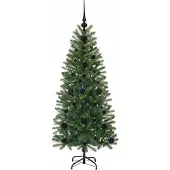 vidaXL Künstlicher Weihnachtsbaum Grün 120 cm PE und PVC