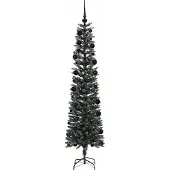 vidaXL Künstlicher Weihnachtsbaum mit 300 LEDs mit Ständer Grün 210 cm