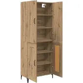 vidaXL Highboard Artisan-Eiche 69,5 x 34 x 180 cm Holzwerkstoff