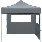 vidaXL Party-Zelt 291 x 291 x 315 cm Anthrazit Oxford-Stoff