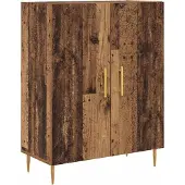 vidaXL Highboard Altholz 69,5 x 34 x 180 cm Holzwerkstoff