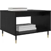 vidaXL Couchtisch Schwarz Eichen-Optik 60 x 50 x 40 cm Holzwerkstoff