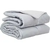 vidaXL Ganzjahresbettdecke 200 x 220 cm 300 g/m² Silber