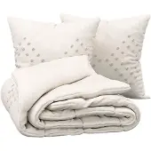 Atmosphera Bettwäsche-Set 220x240 cm mit 2 Kissenbezügen, beige