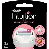 Wilkinson Sword Intuition Ultra Moisture Rasierklingen 3er Set - Sanfte & Gründliche Rasur -