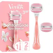 Gillette Venus ComfortGlide Spa Breeze Rasierer + 2 Ersatzaufsätze 1 St.