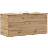 vidaXL Aufbewahrungsbox Artisan-Eiche 100 x 42 x 46 cm Holzwerkstoff