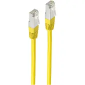Shiverpeaks Patchkabel cat. 5e F/UTP gelb 1m