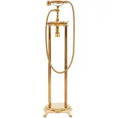 Syfax Freistehende Badewannenarmatur Edelstahl 99,5 cm Golden