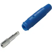 S-Conn Labor-Bananenkupplung, blau