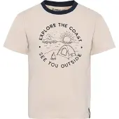 Didriksons Mynta T-Shirt, Sand Beige, 140