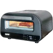 Unold Pizzaofen "Don Luigi 68815", schwarz, B:43,1cm H:28cm T:46,9cm, Pizzaöfen, mit hitzebeständiger Türdichtung, Pizzaofen