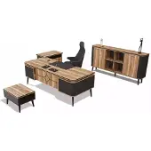 Xl Moebel Gmbh Holz Schreibtisch Arbeitzimmer Büro Möbel Designer Möbel 220x90 Tisch