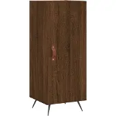 Syfax Sideboard Braun Eichen-Optik 34,5x34x90 cm Holzwerkstoff