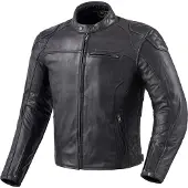 MUGENRACE Sakliot Motorrad Lederjacke, schwarz, 4XL