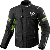 MUGENRACE T-Uno wasserdichte Motorrad Textiljacke, schwarz/gelb, 2XL
