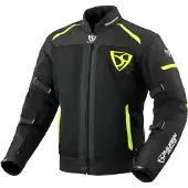 MUGENRACE Fuggire-A Motorrad Textiljacke, schwarz/gelb, S