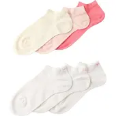 HUGO Socken UNDERWEAR "6P AS UNI CC W 10", Damen, Gr. 35-38, rosa (open miscellaneous 963), Baumwollmischung, elastisch, Socken Socken, mit Schriftzug