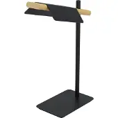 Eglo Ermua, Schwarz, Braun, Kunststoff, Stahl, Holz, Schwarz, IP20, II, Nicht austauschbare(s) Leuchtmittel