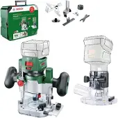 Bosch AdvancedTrimRouter 18V-8 Akku-Oberfräse, Inkl. Router Plunge Base, Bürstenlose Technologie, 1.1 kg, Ohne Akku, Ohne Ladegerät 06039D5002