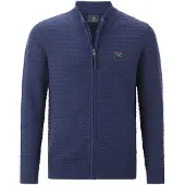 Jan Vanderstorm Strickjacke "Strickjacke BJORNVIK", Herren, Gr. XXL, blau, Obermaterial: 100% Baumwolle CO., Strickjacken Strickjacke