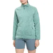 Mc Kinley Fleecejacke MCKINLEY "DA.-UNTERJACKE SKEENA WMS", Damen, Gr. 42, 966 melange, mint, Obermaterial: 100% Polyester, Jacken Fleecejacke, für kühle Temperaturen, mit durchgehendem Reißverschluss