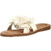 Lazamani Zinnia Damen Leder-Pantoletten Offwhite Größe 37