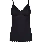 Skiny BH-Hemd "Sensation", Damen, Gr. 40, N-Gr, N-Gr, schwarz, Obermaterial: 56% Polyamid, 44% Elasthan, unifarben, normal, BHs BH-Hemd, tiefer V-Ausschnitt, schmale Träger, herausnehmbare Pads