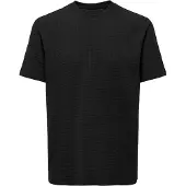 Only & Sons Rundhalsshirt "ONSKIAN LIFE REG SEERSUCKER SS TEE NOOS"
