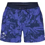 Asics - Fujitrail All Over Print 5'' Short - Laufshorts Gr XXL blau