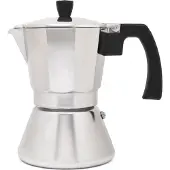 Leopold Vienna LV113009, Mokka-Kanne, 0,31 l, Silber, Edelstahl, 6 Tassen, 103 mm