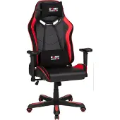Duo Collection Gaming Stuhl Large bzw. Drehstuhl Game Rocker schwarz-rote Bezugkombination