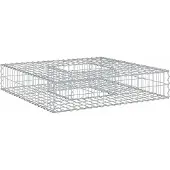 Syfax Gabionen Hochbeet Silber