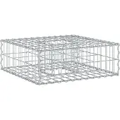 Syfax Gabionen Hochbeet Silber