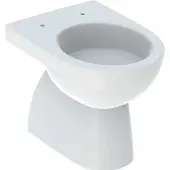 Geberit Stand-WC Keramag / Renova Tiefspler mit Splrand wei KeraTect Spezialglasur ohne WC-Sitz