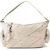 Desigual Stylische weiße Damenschultertasche mit vielseitigen Trageoptionen
