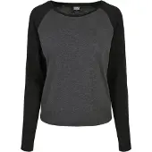 Urban Classics Contrast Raglan Langarm-t-shirt