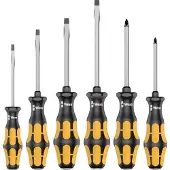 Wera Kraftform Plus 900 6-teiliger Schraubendreher-Satz mit Schlitz und Kreuzschlitz