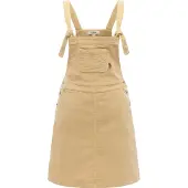 Ragwear Cordkleid "Zekke Cordy" Brusttasche Eingrifftaschen Damen Latzkleid aus Babycord-Material