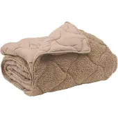 vidaXL Ganzjahresbettdecke 220 x 260 cm Keine Taupe Atmungsaktiv