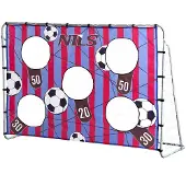 NILS NT7788 2-in-1-Fußballtor mit Netz und Zielscheibe