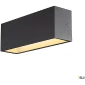 SLV SITRA L WL UP/DOWN, LED Outdoor Wandaufbauleuchte, anthrazit, CCT switch 3000/4000K