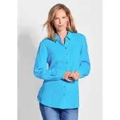 Goldner Hemdbluse "Verlängerte Langarm Musselin-Bluse" überaus hautfreundliche Qualität