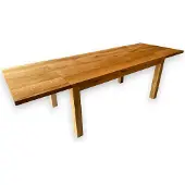 WestTree EXTEND Verlängerter massiver Eichentisch 140x90cm + Verlängerungen 50cm, Esstisch, Wohnzimmertisch, Küchentisch