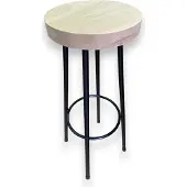 WestTree Barhocker, Barstuhl, 4 Beine mit Rand Innenhöhe 65cm