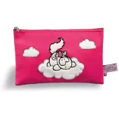 Inny Theodor Federmäppchen, Kosmetiktasche, Dunkelrosa - Eleganz und Funktionalität