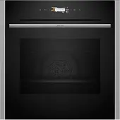 NEFF Backofen "B24CR31N0", Energieeffizienz: A+, grau (silberfarben), B:59,6cm H:59,5cm T:54,8cm, Backöfen, Backen auf 3 Ebenen mit CircoTherm & einfache Easy Clean Reinigung, Backofen