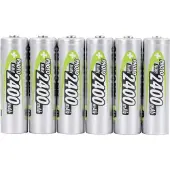 Ansmann Photo NiMH Akku Mignon AA, 2400 mAh, 1,2 Volt, 6er Sparpack, perfekt für Digitalkameras und Blitzgeräte