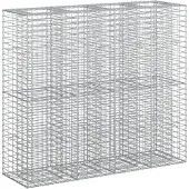vidaXL Gabionen-Hochbeet 2 stk. 170 x 50 x 150 cm Verzinkter Stahl